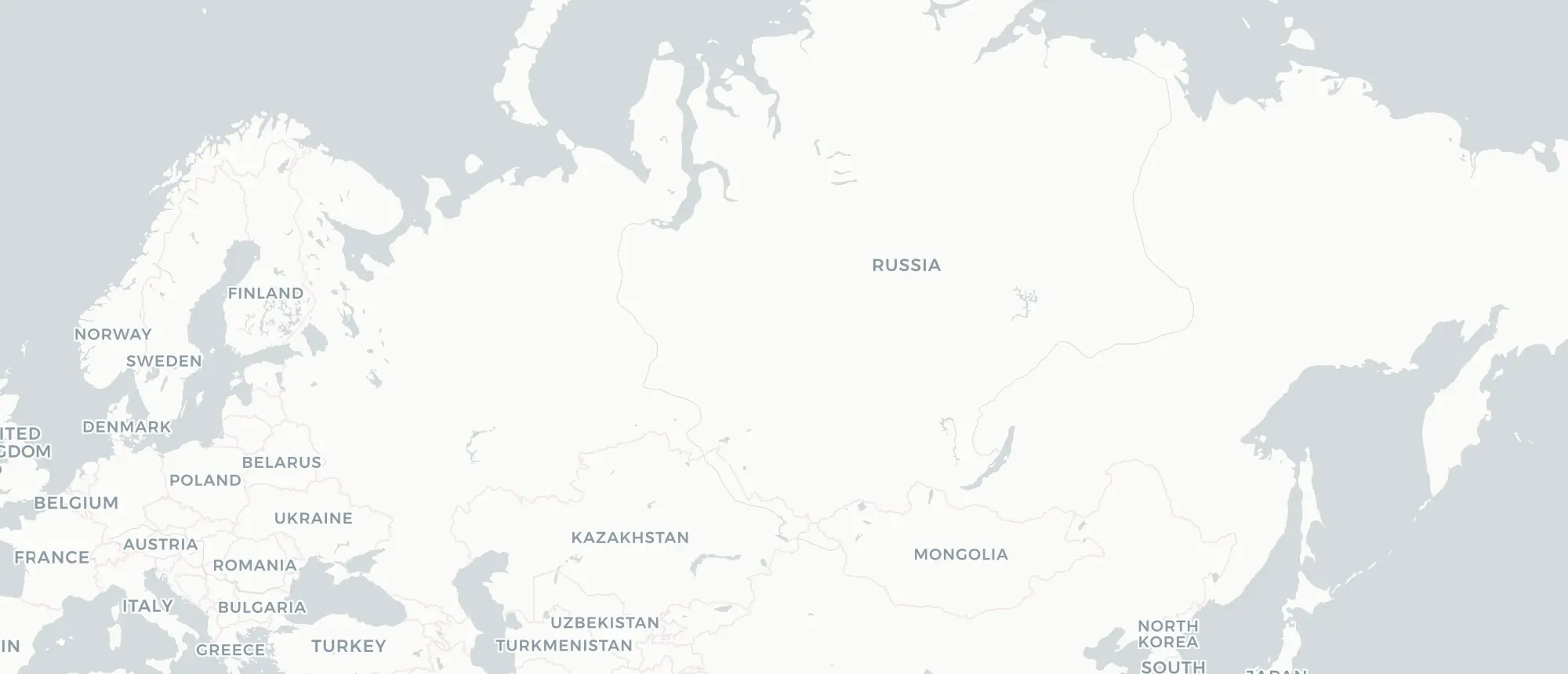 Карта доставки по России